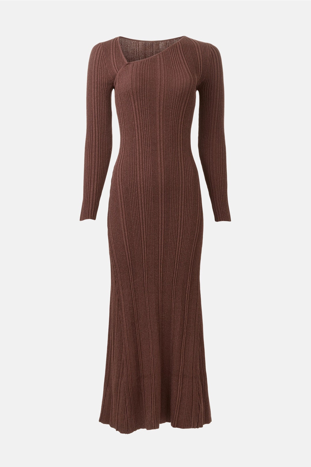 Amira Ribbed Knit Midi Dress
