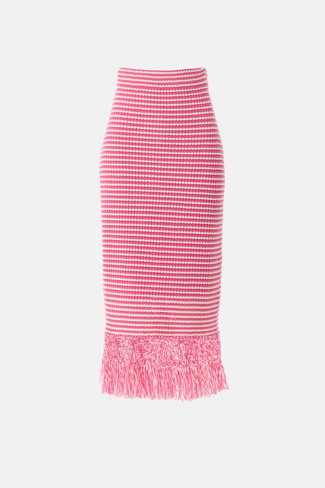 Knit Midi Skirt With Crochet Trim by Derek Lam 10 Crosby x RTR