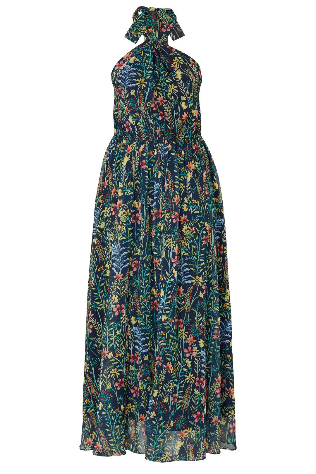 Floral Plaid Halter Maxi by Jason Wu x ELOQUII