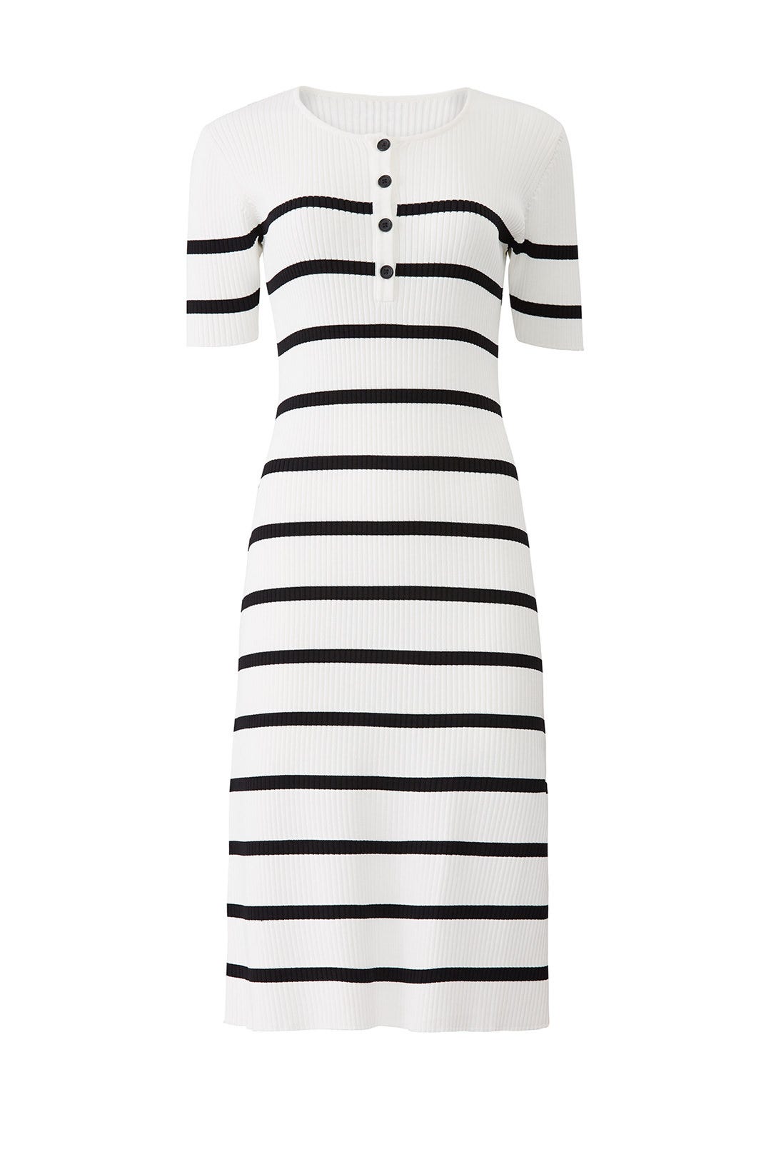 Striped Henley Dress by Slate & Willow