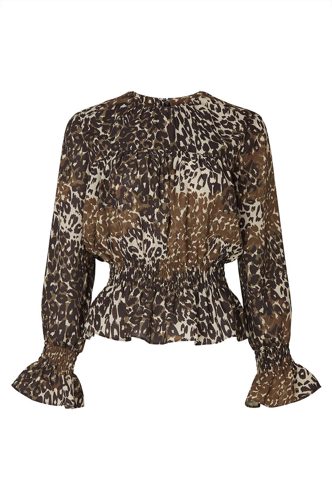 Animal Print Peasant Top by Victor Alfaro x RTR 4