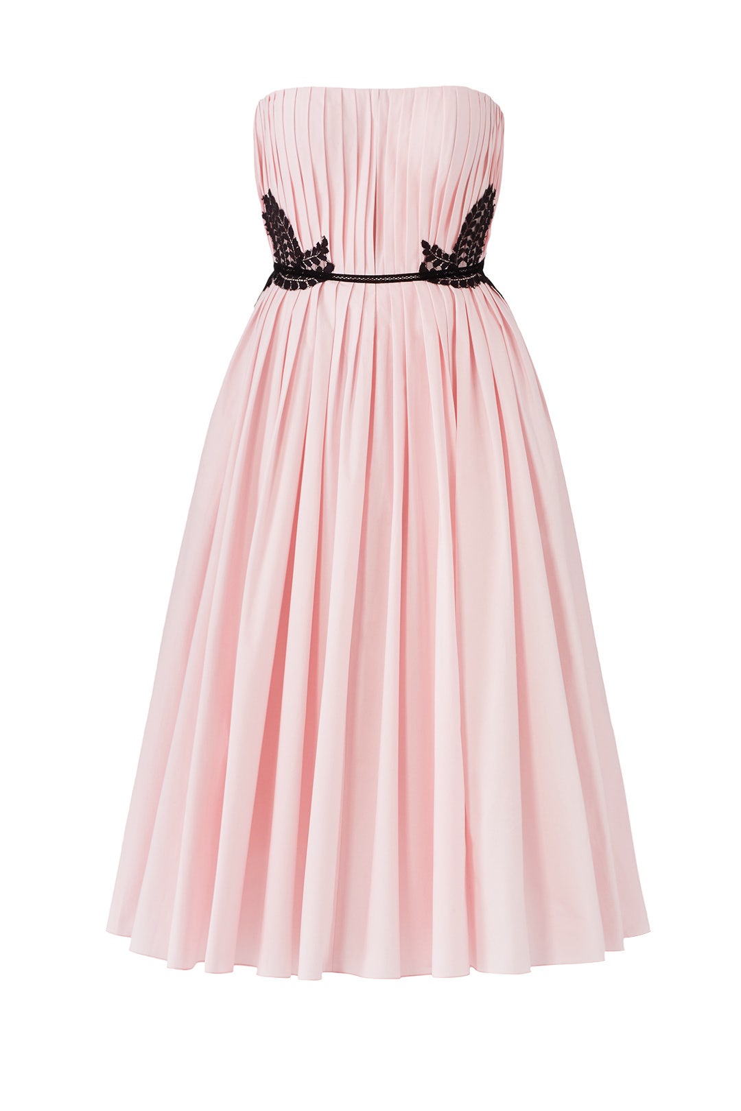 Pink Embroidered Midi Dress by J. Mendel 3