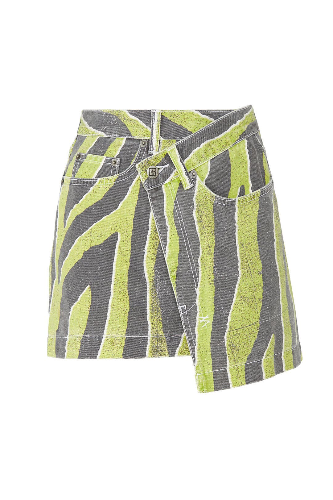 Wild Zinc Rap Mini Skirt by Ksubi | Rent the Runway