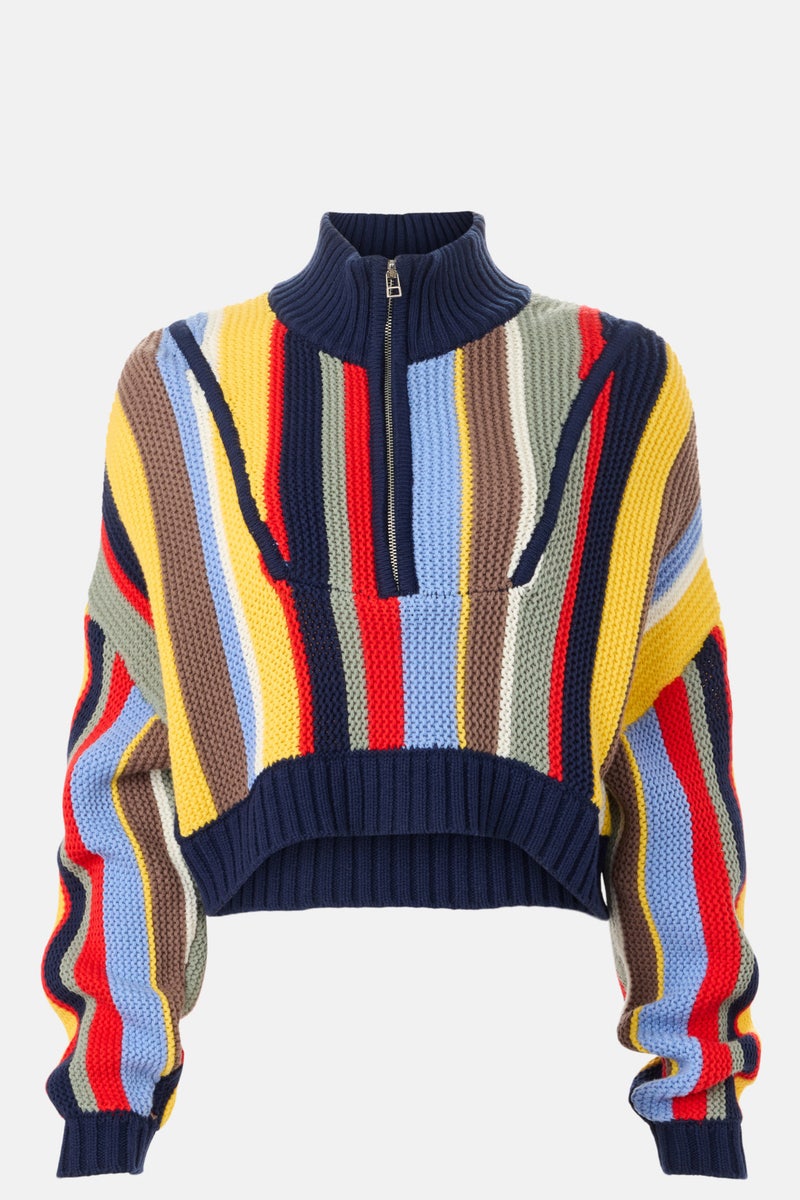 Striped Hampton Sweater by Staud - Photo 4