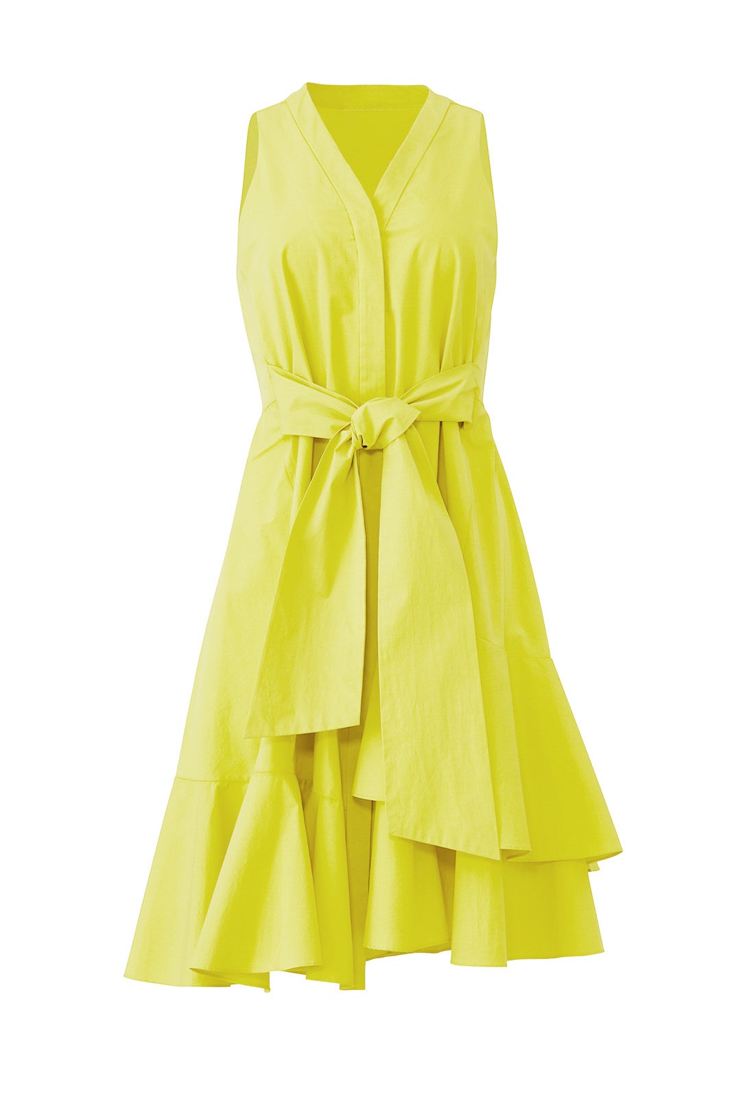 Citron Sleeveless Dress by Josie Natori