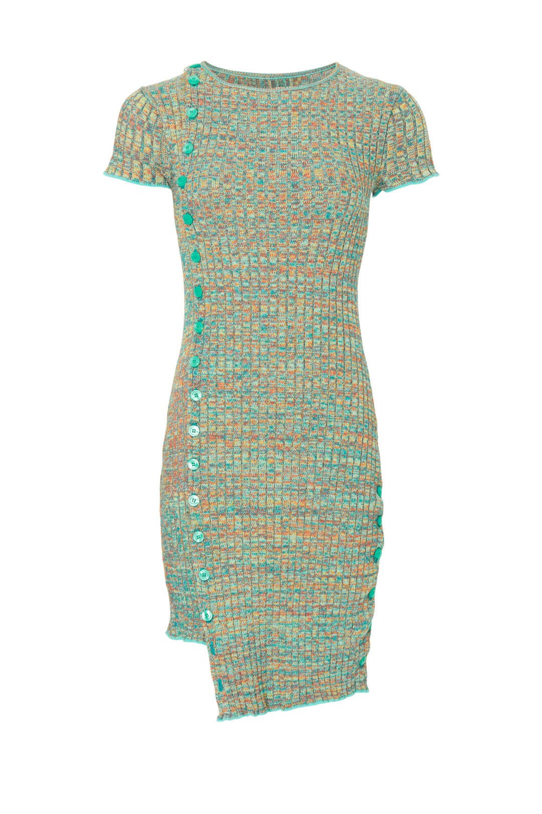 randy ワンピース Asymmetry buckle tweed dress Randy Asymmetry buckle tweed dress ランディー