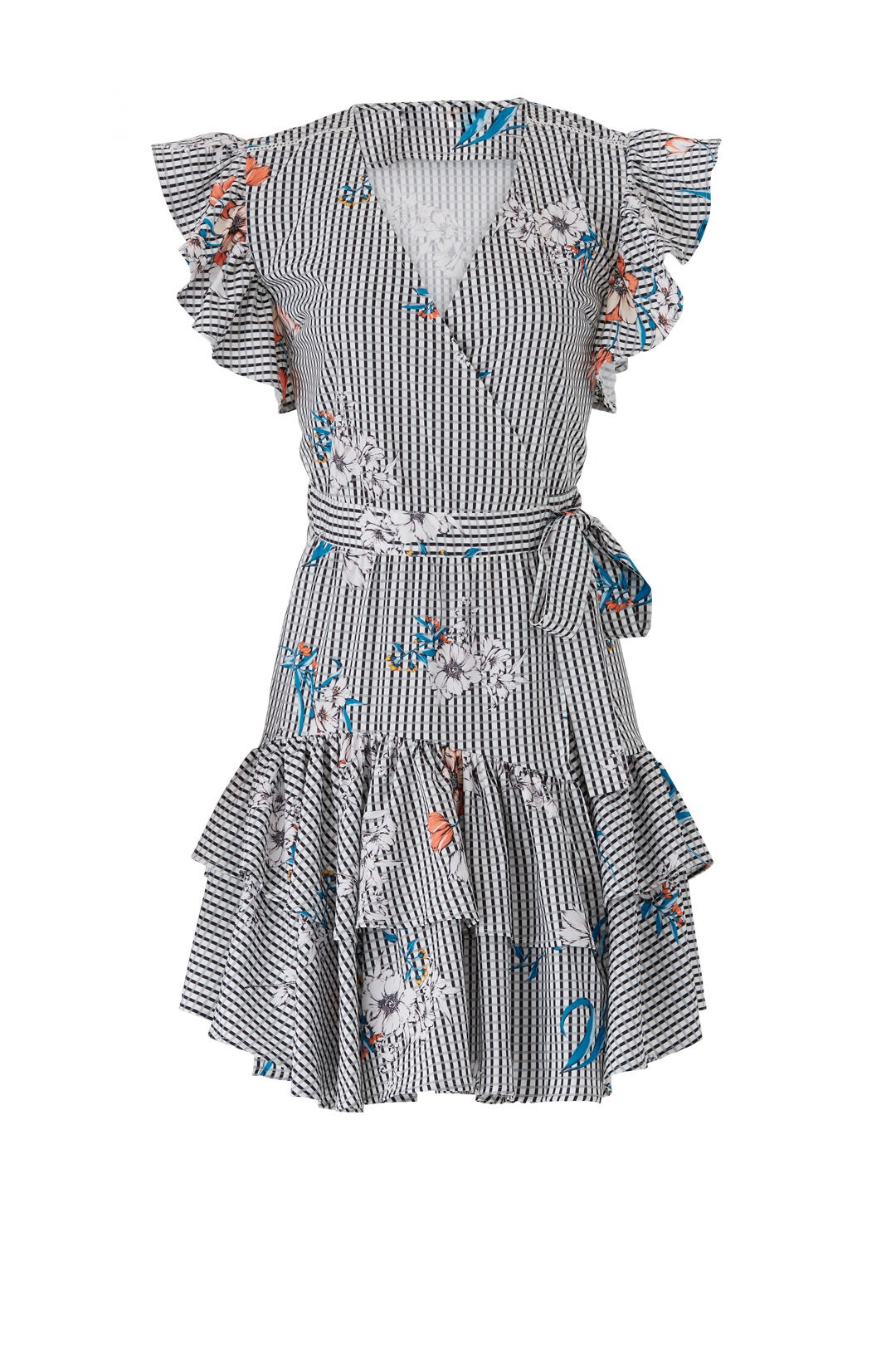 Flutter Floral Wrap Dress by Slate & Willow 3