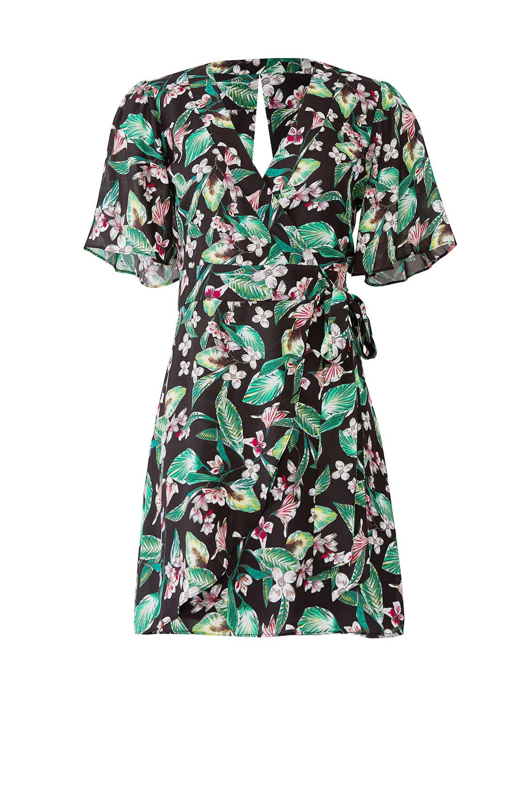 Kimi Printed Wrap Dress by Adelyn Rae
