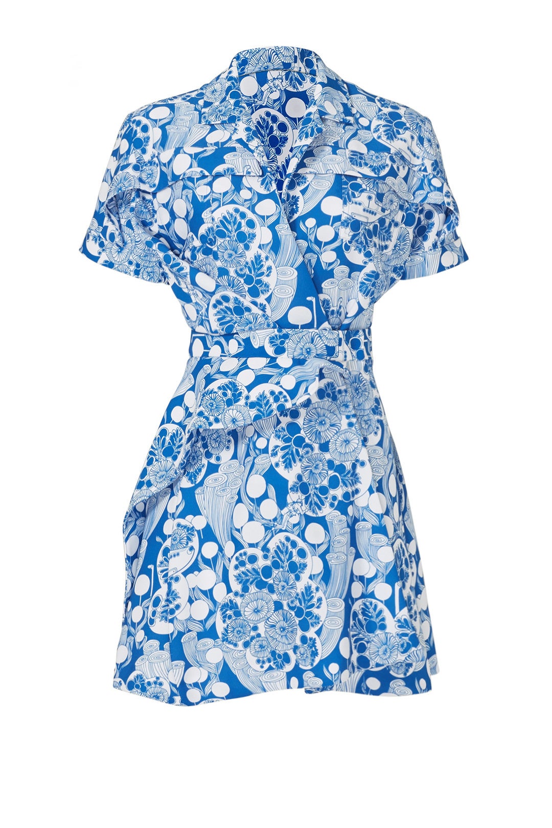 Blue Tokyo Print Dress by Carven 3