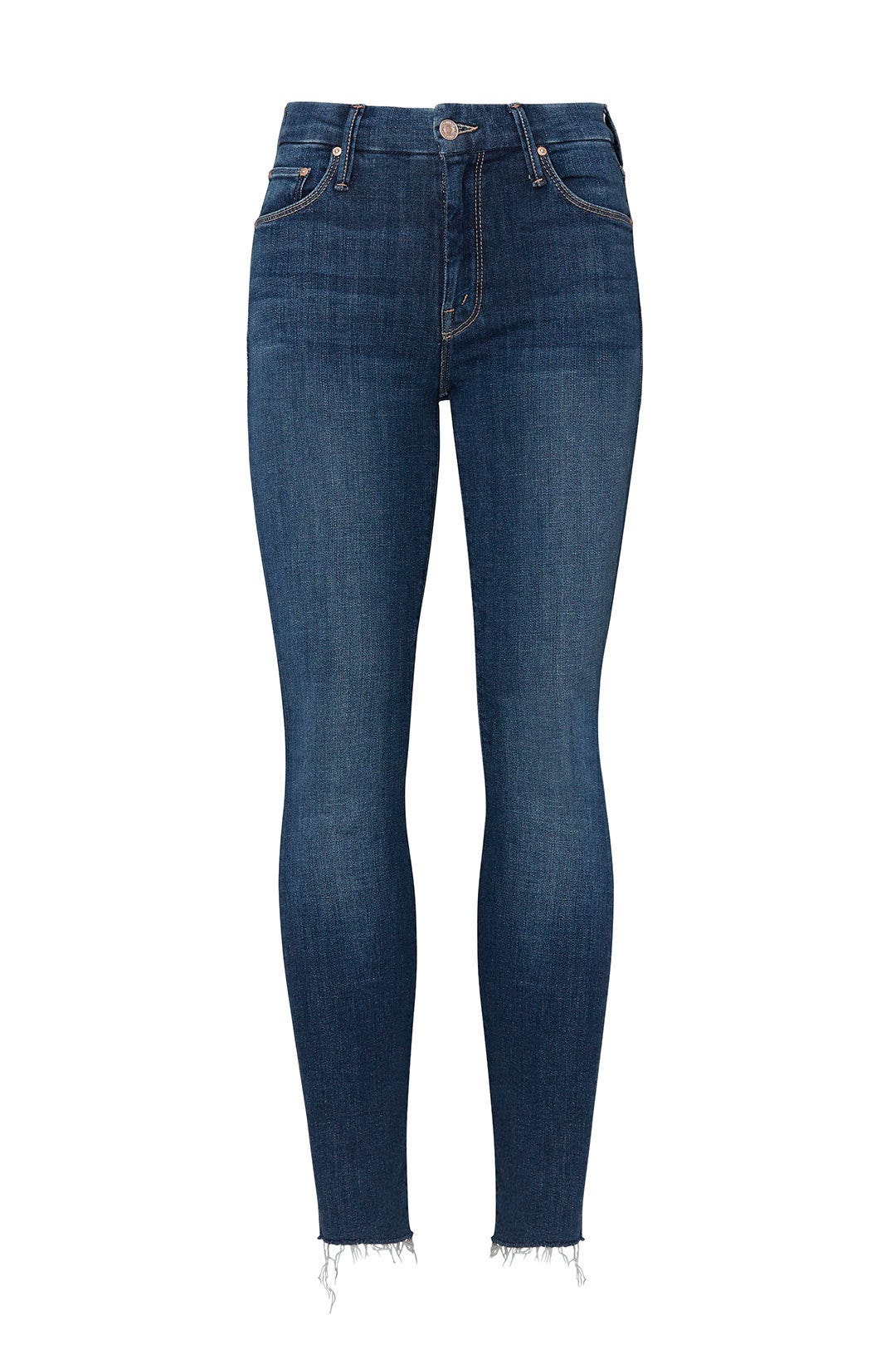 Looker Ankle Fray Skinny Jeans by MOTHER 4