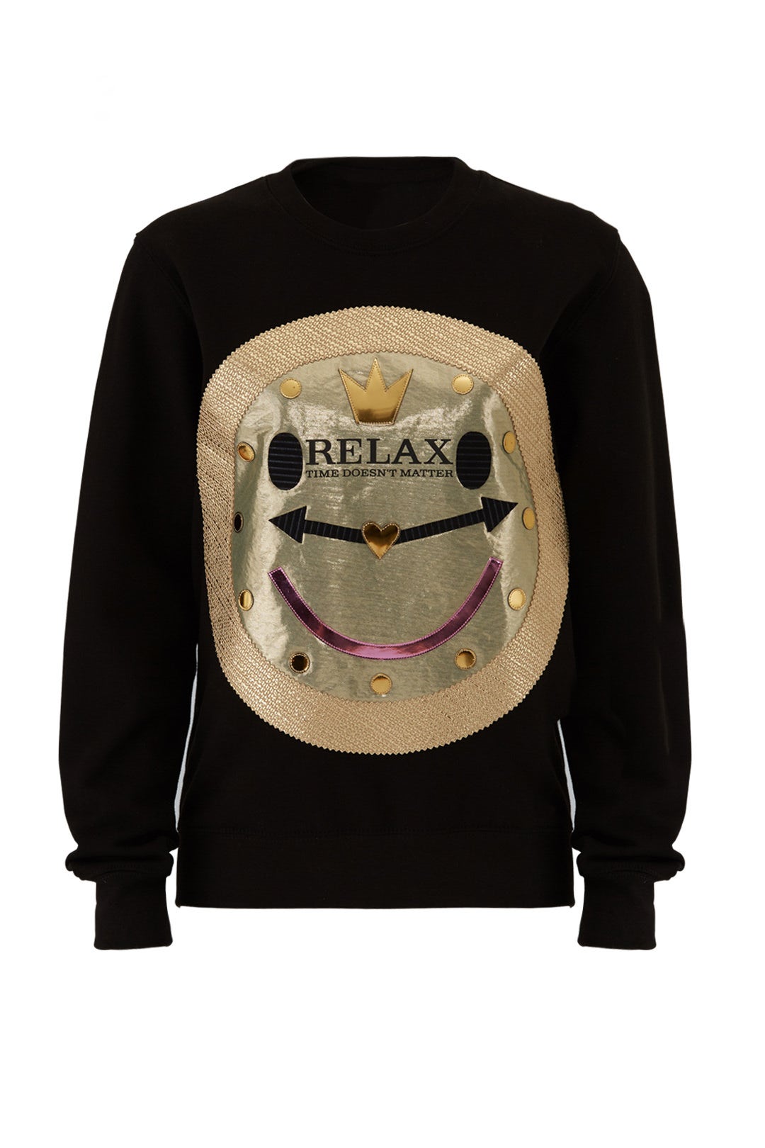 Black Relax Sweatshirt by Nil & Mon