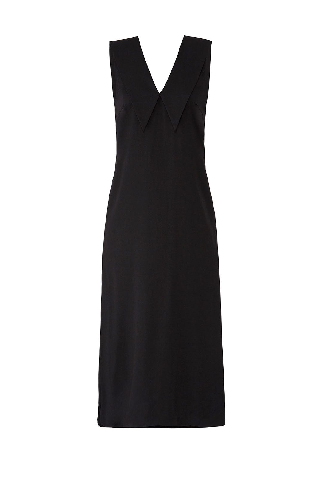 Black Anka Midi Dress by Fame & Partners 3