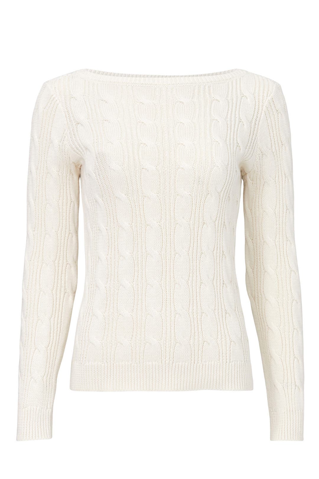ラルフ・ローレン Lauren Ralph Lauren Cable-ニット Cotton-Blend Boatneck Sweater レディース s7-AI200963623005_alternate10?