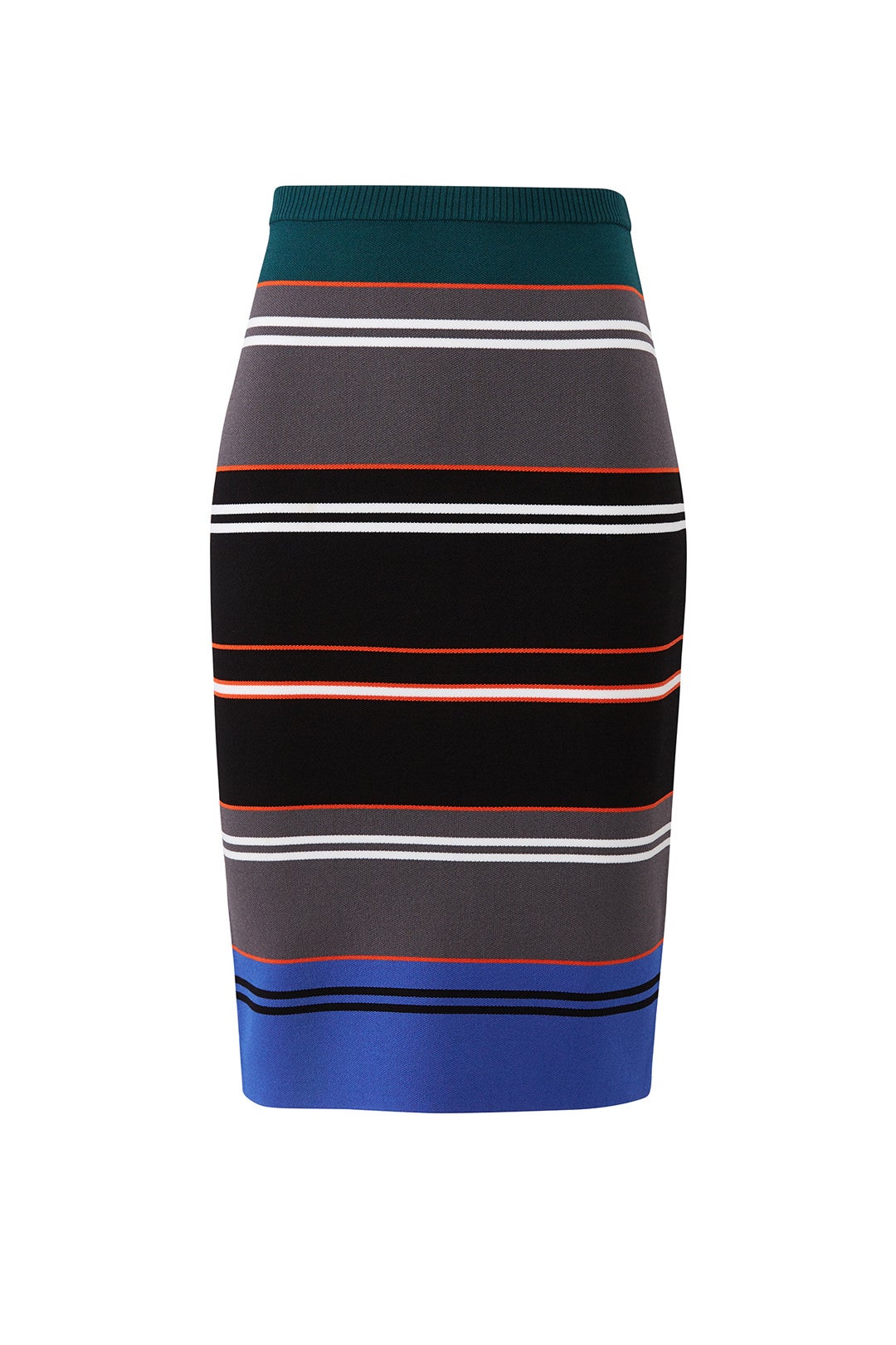 Knit Stripe Pencil Skirt by Nicole Miller 3