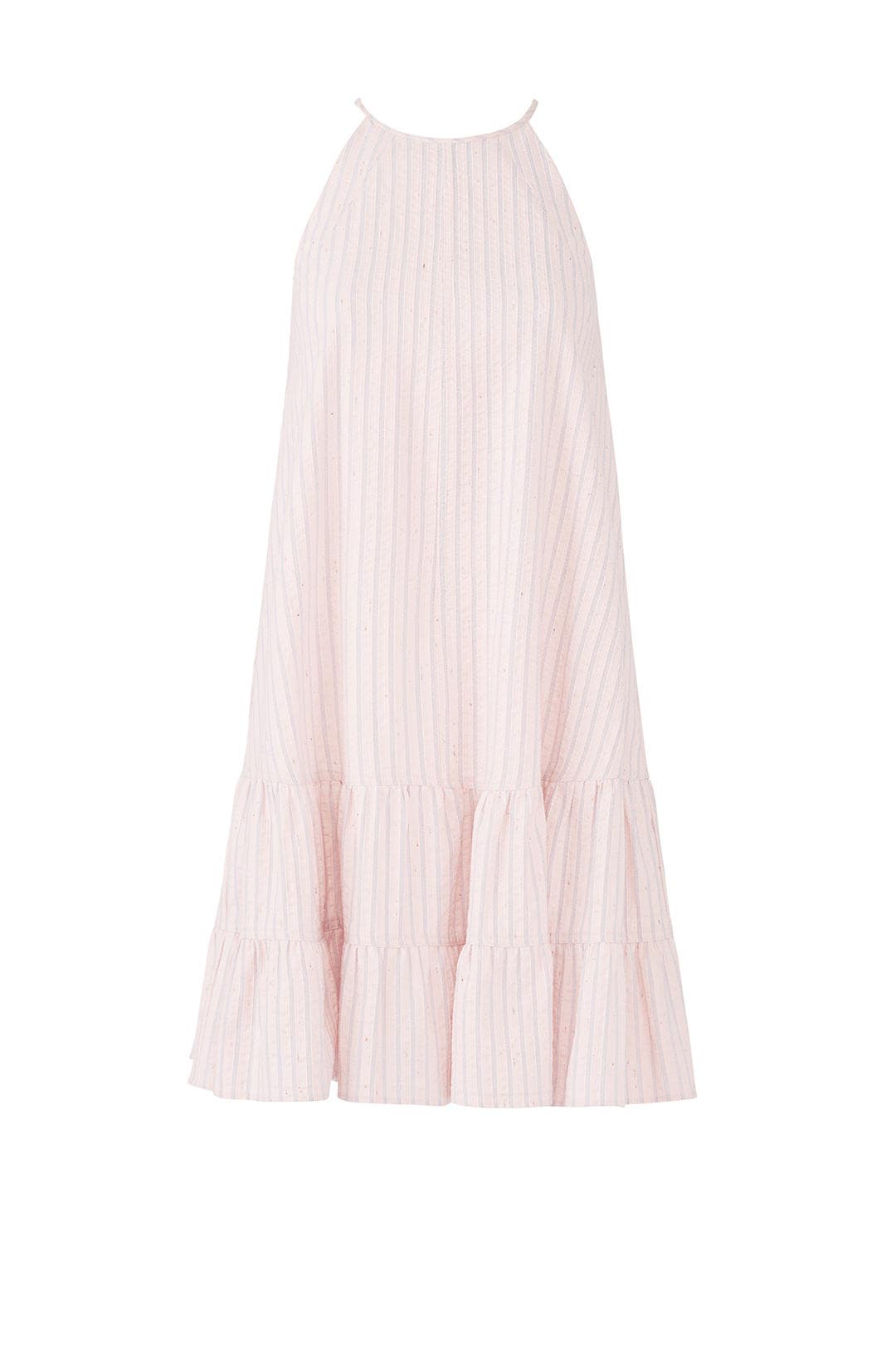 Pink Stripe Tank Dress by Rebecca Taylor NYC 3