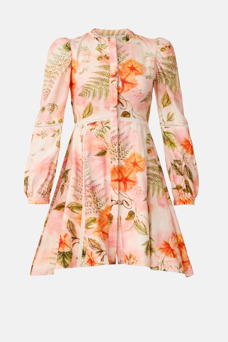 Long Sleeve Button Front Mini Dress by Ted Baker London - Photo 4