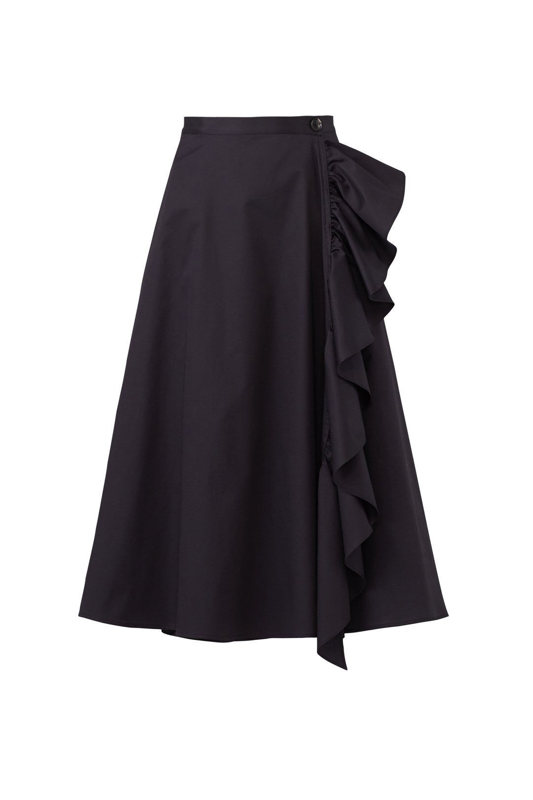Sateen Ruffle Skirt by Tome 3
