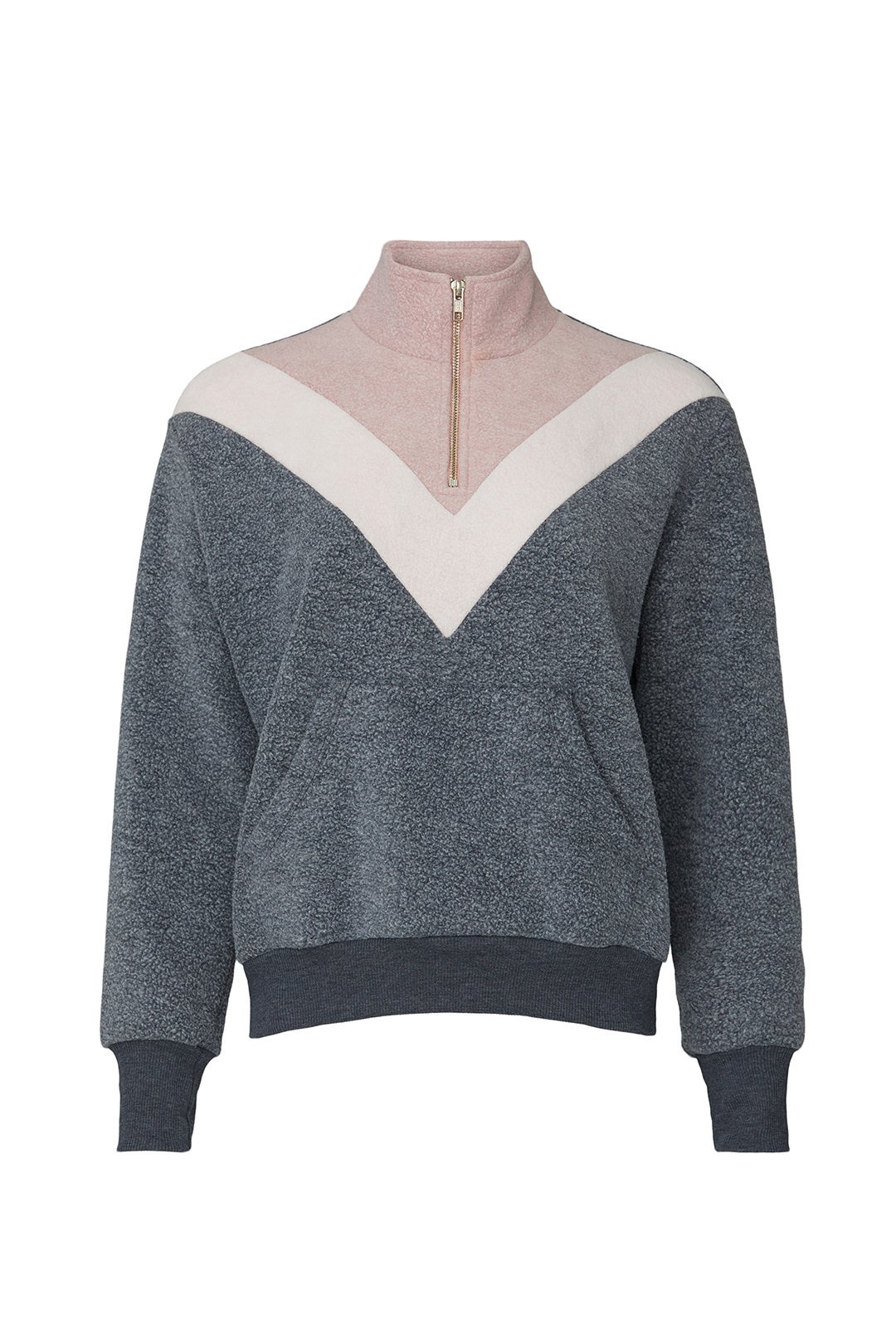 Colorblock Half Zip Sweatshirt by Wildfox