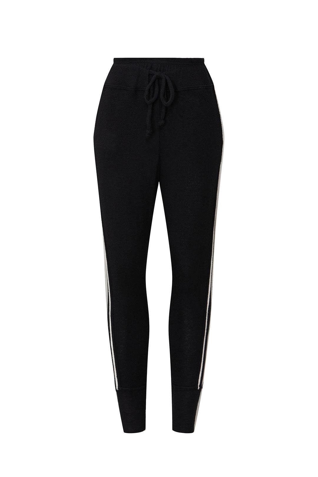 Racer Stripe Brushed Jogger Pants by B Collection by Bobeau