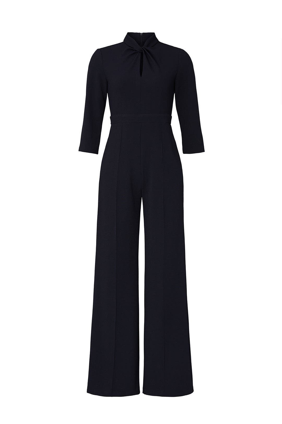 Navy Keyhole Jumpsuit by Donna Morgan 4