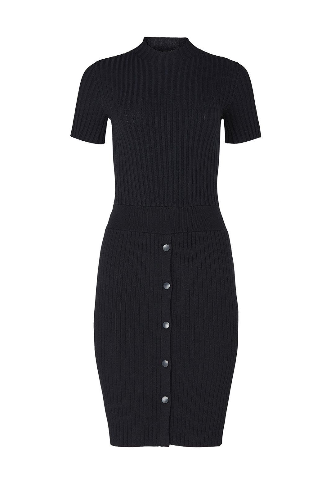 Navy Button Down Dress by Emporio Armani 4
