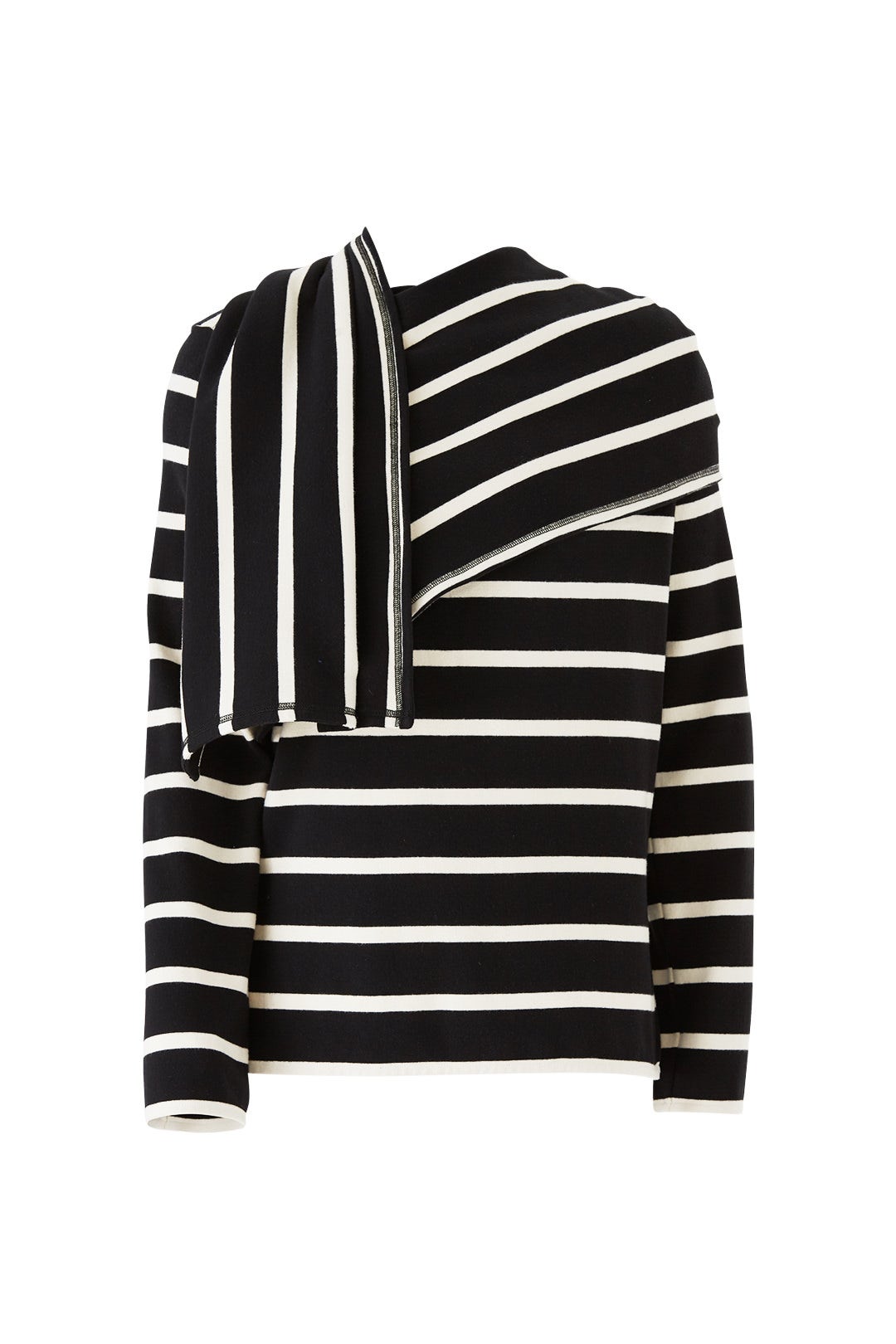 Wrap Scarfed Sweater by Goen. J 3