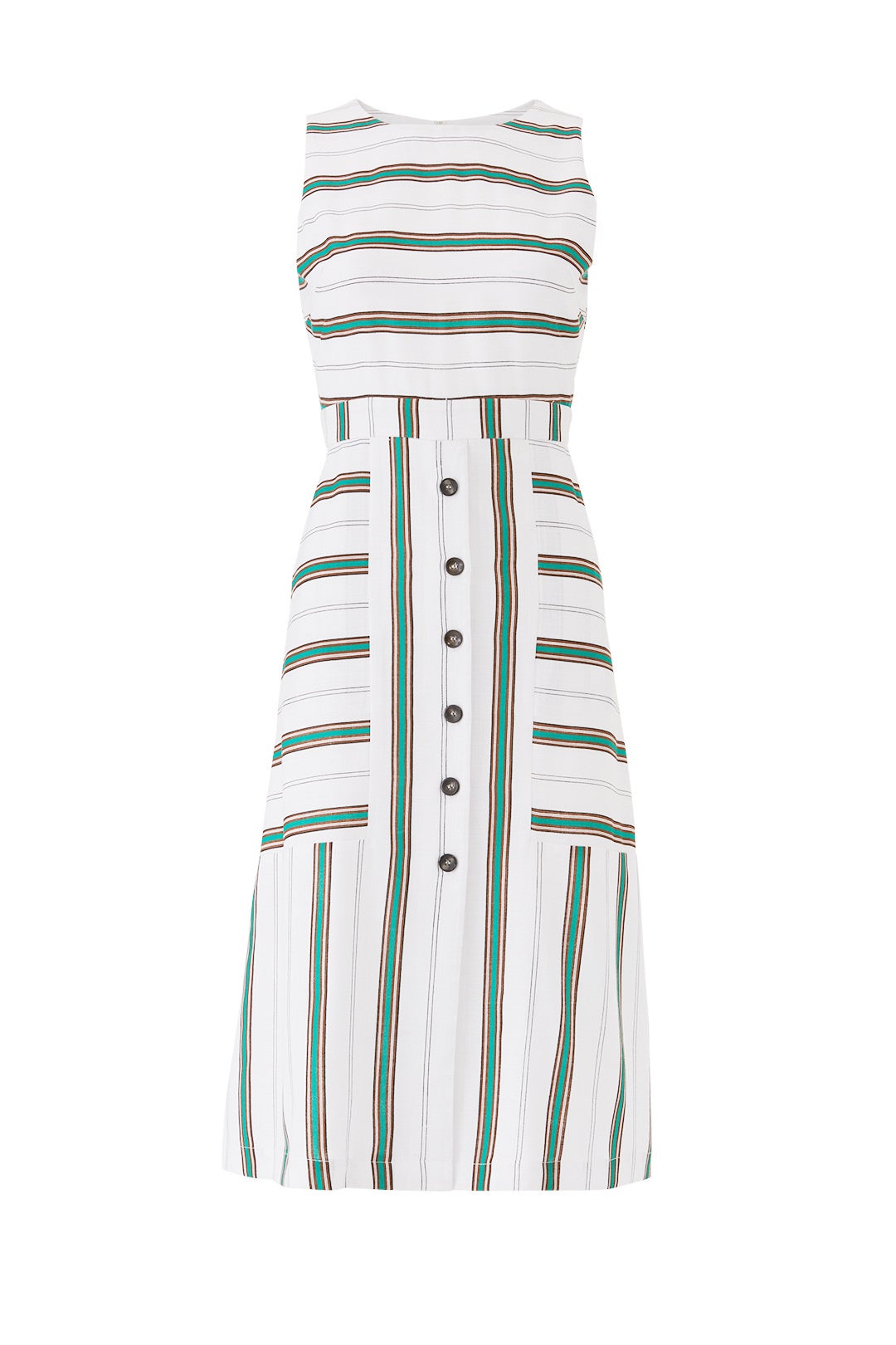Button Front Midi Dress by J.O.A.