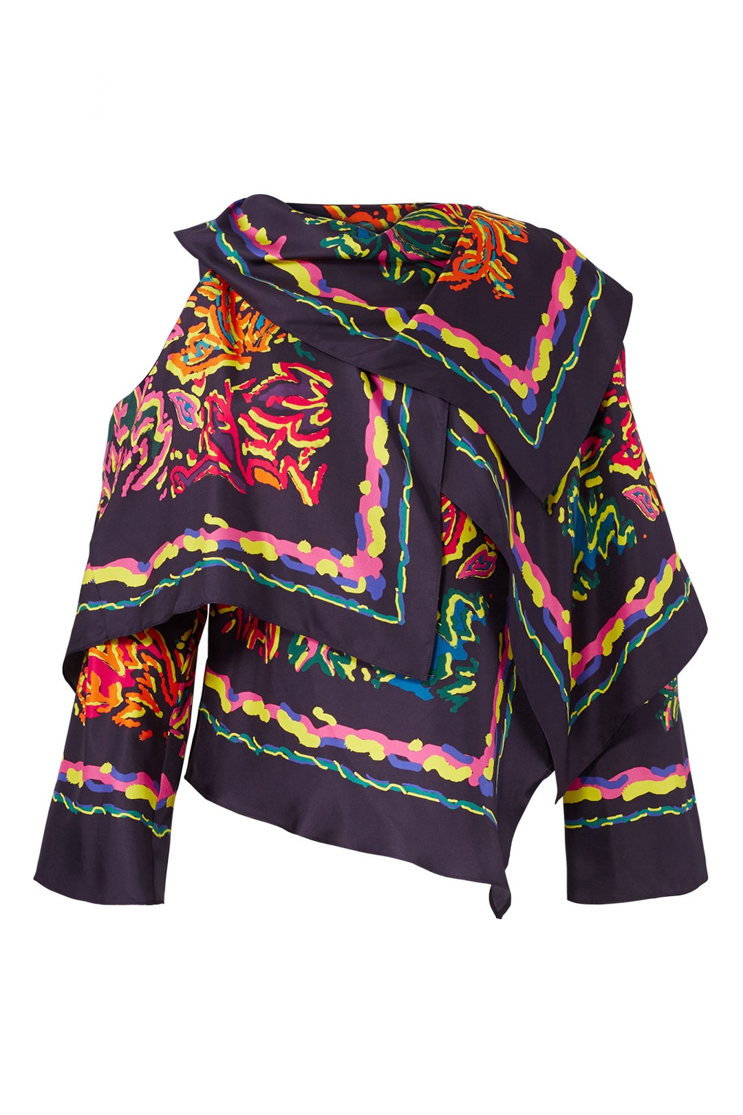 Multi Silk Twill Top by Peter Pilotto