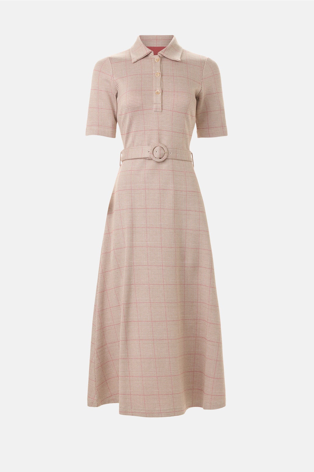 Plaid Belted Shirt Dress by Rosetta Getty x RTR