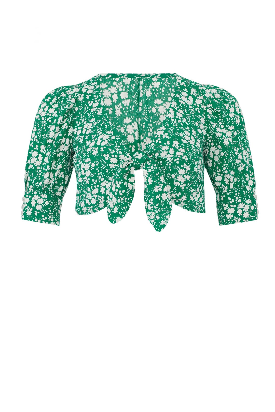 Zamira Floral Crop Top by For Love and Lemons