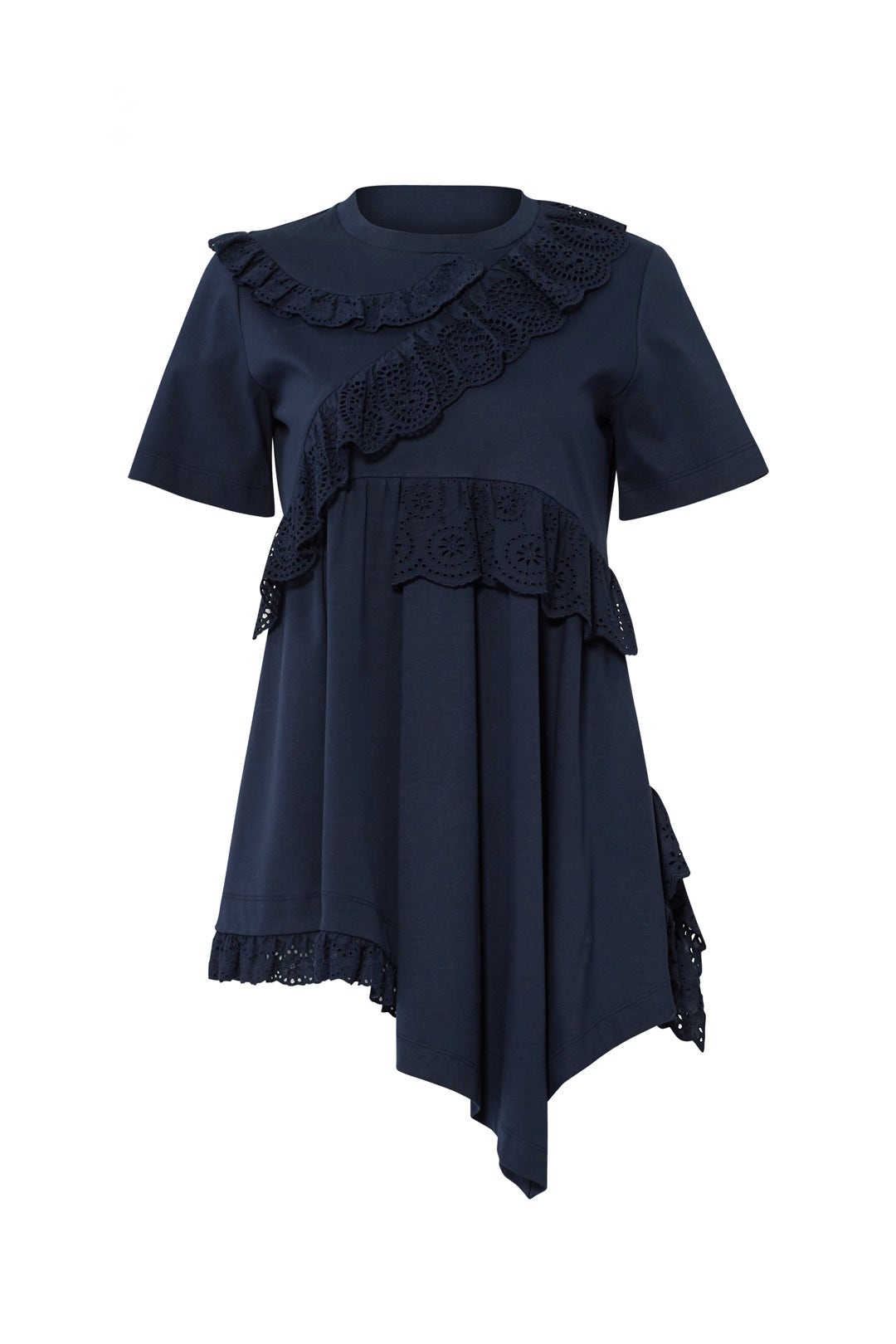 Disconnect Ruffle Top by Goen. J