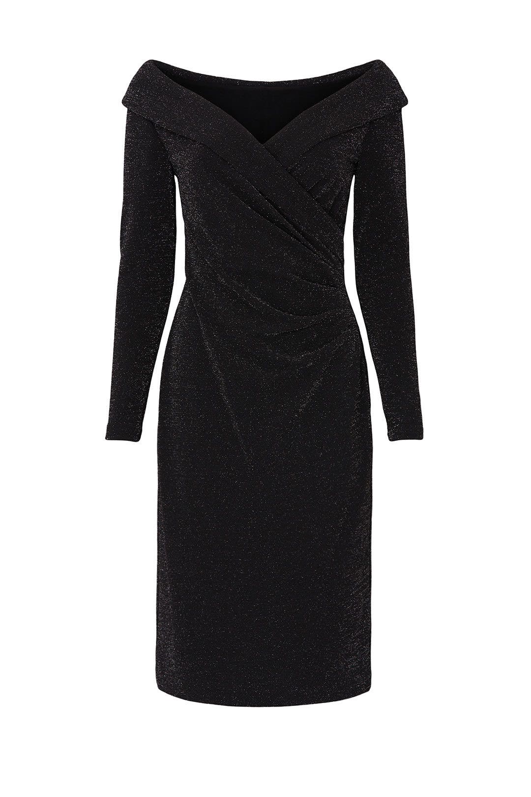 V Neck Metallic Dress by Lauren Ralph Lauren 4