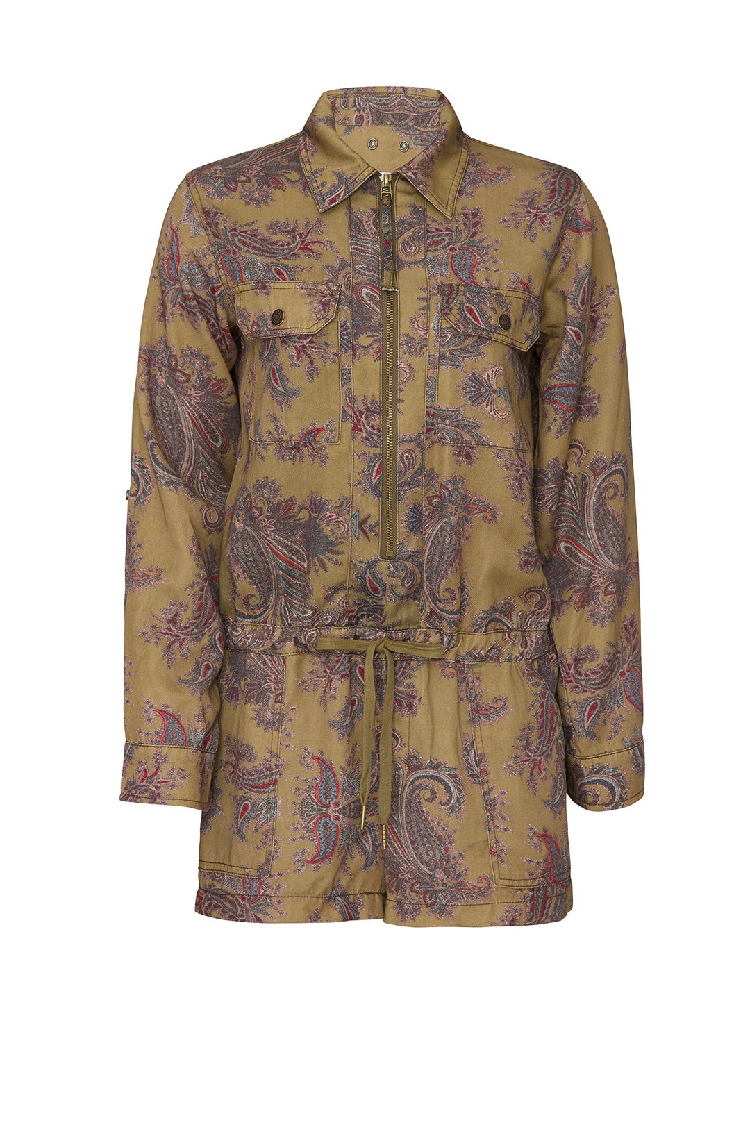 Patch Pocket Romper by Pam & Gela 3