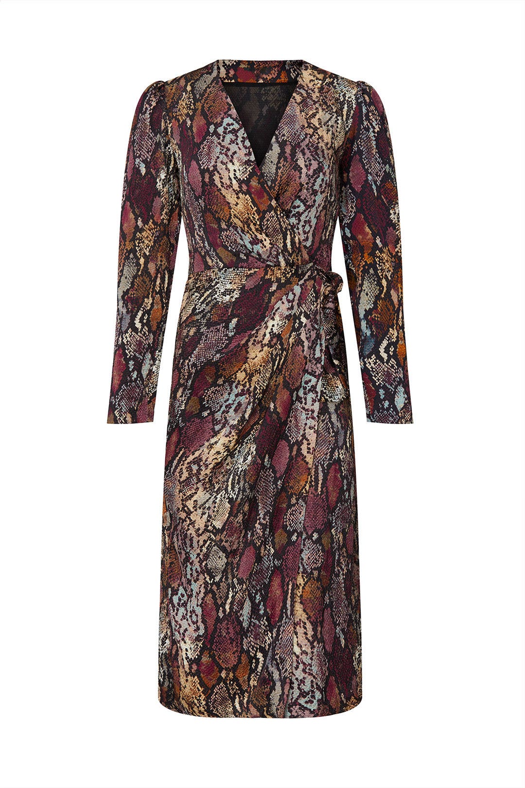 Snake Print Wrap Dress by Rebecca Taylor NYC 4