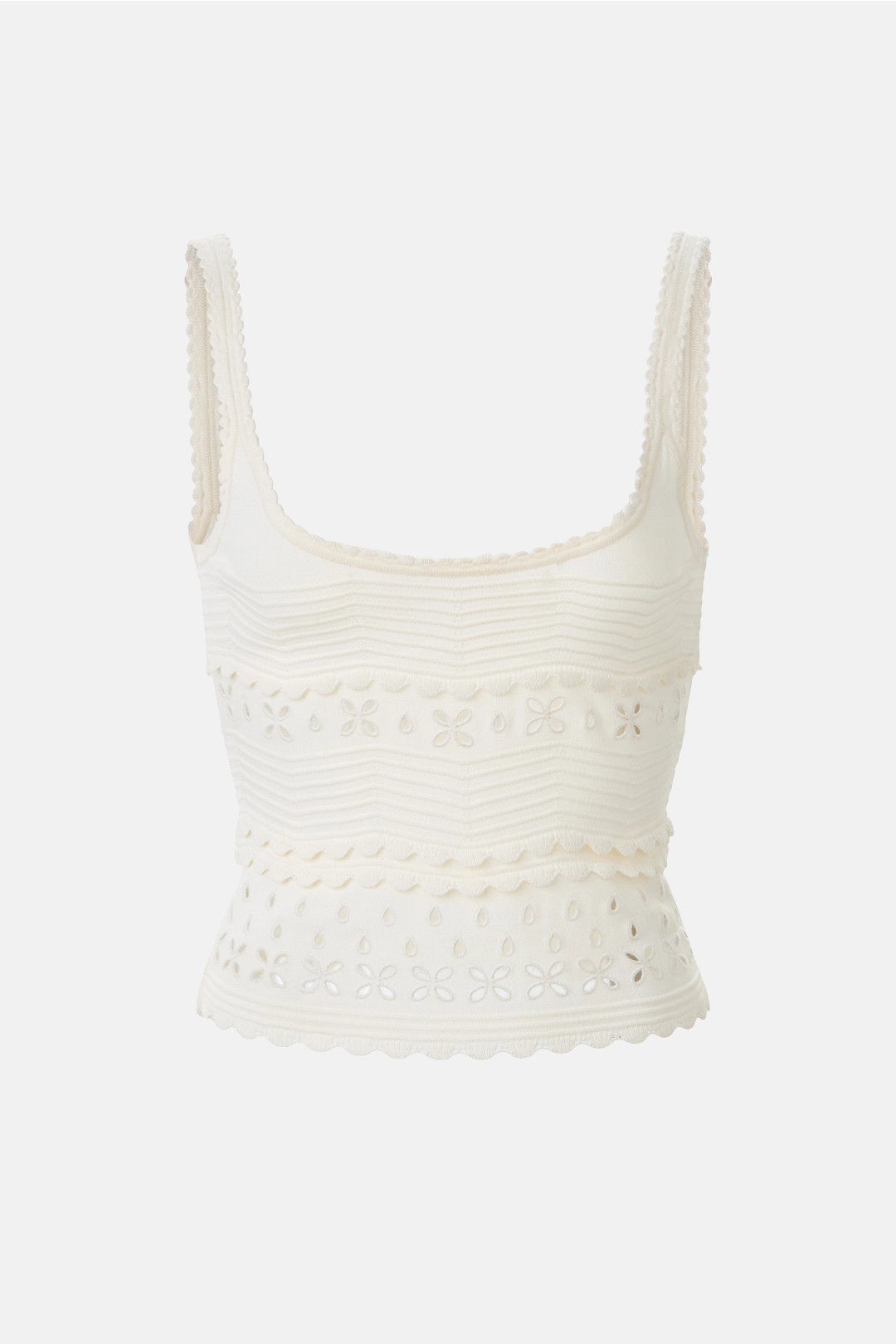 Esme Eyelet Knit Tank Top by Ulla Johnson