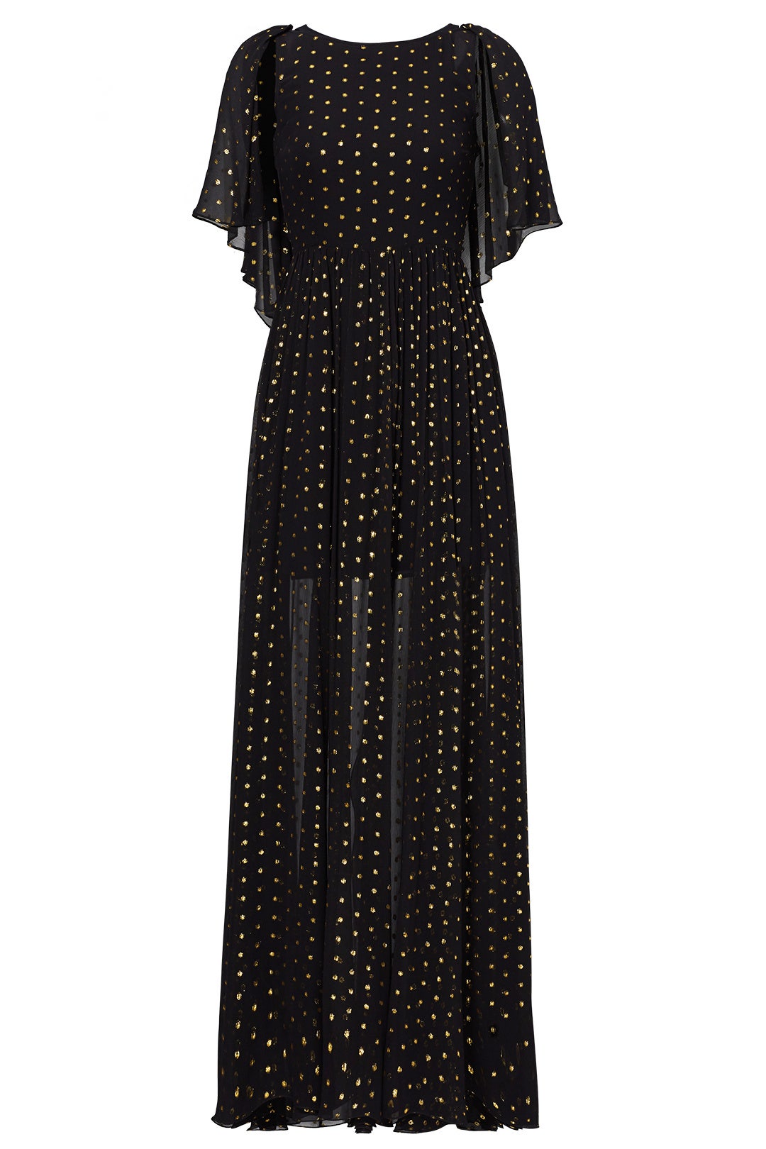Gold Dot Ethereal Gown by Rebecca Minkoff 3