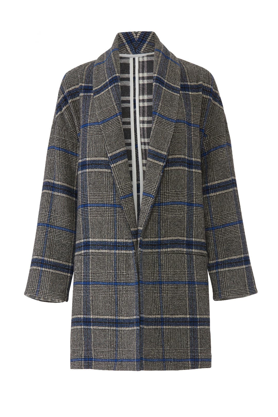 Grey Plaid Jacket by sita murt for 70 Rent the Runway