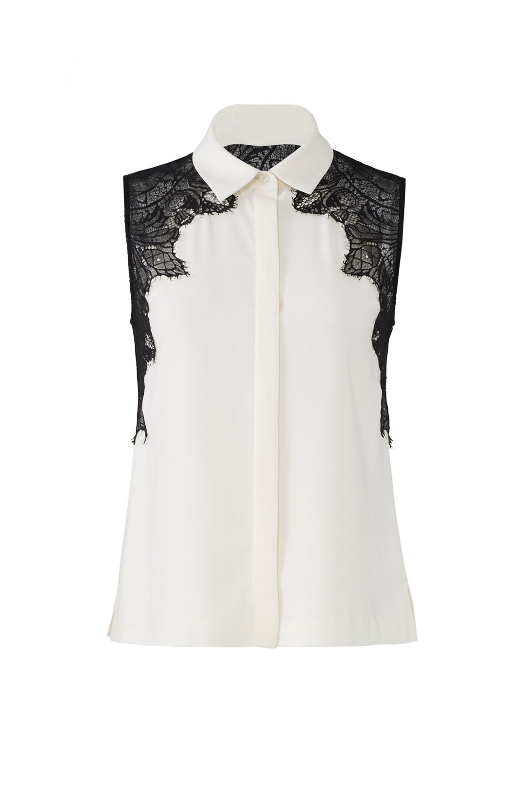 Ivory Vera Lace Shirt by Cooper & Ella 4