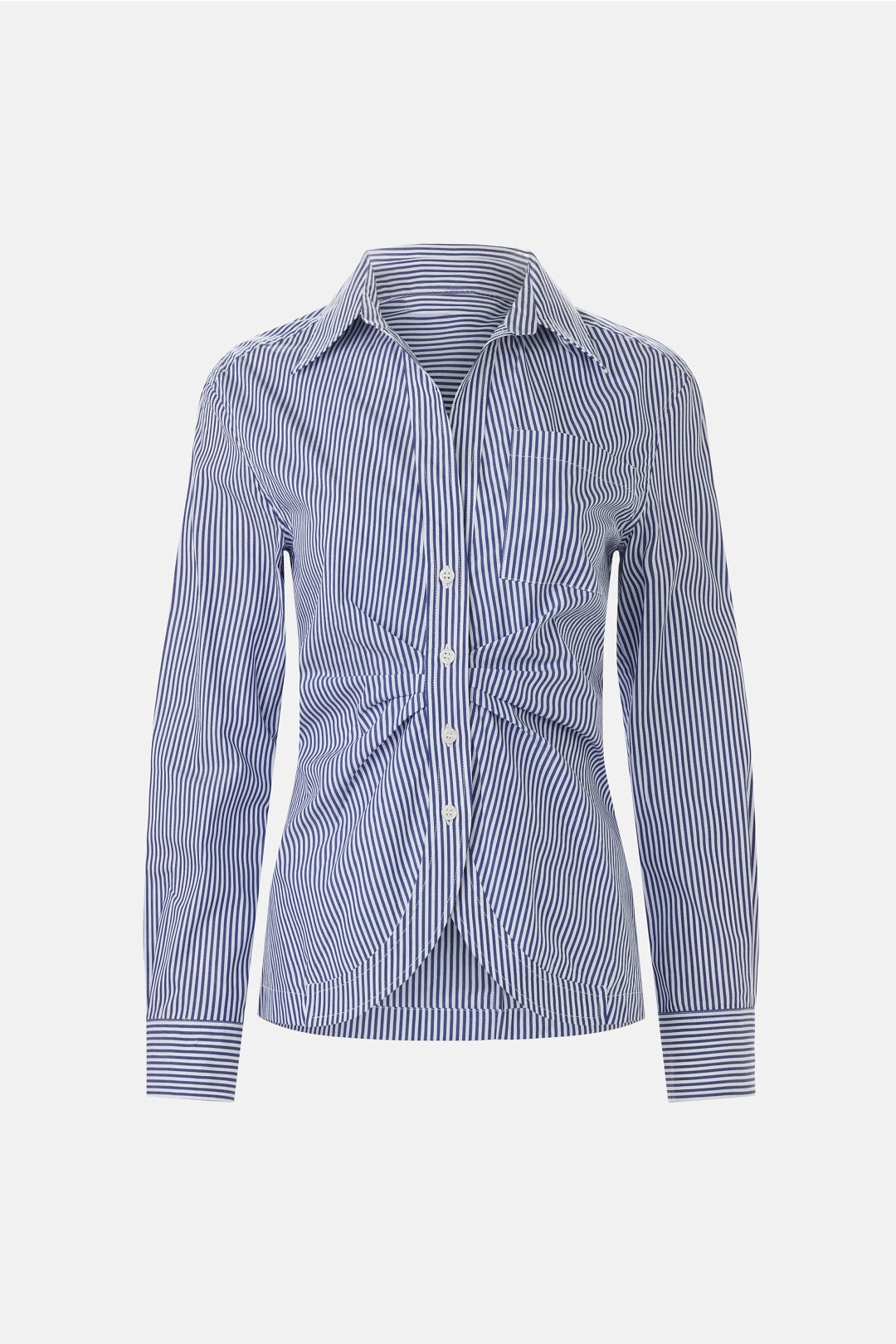 Striped Button Front Shirt by CÂLLAS