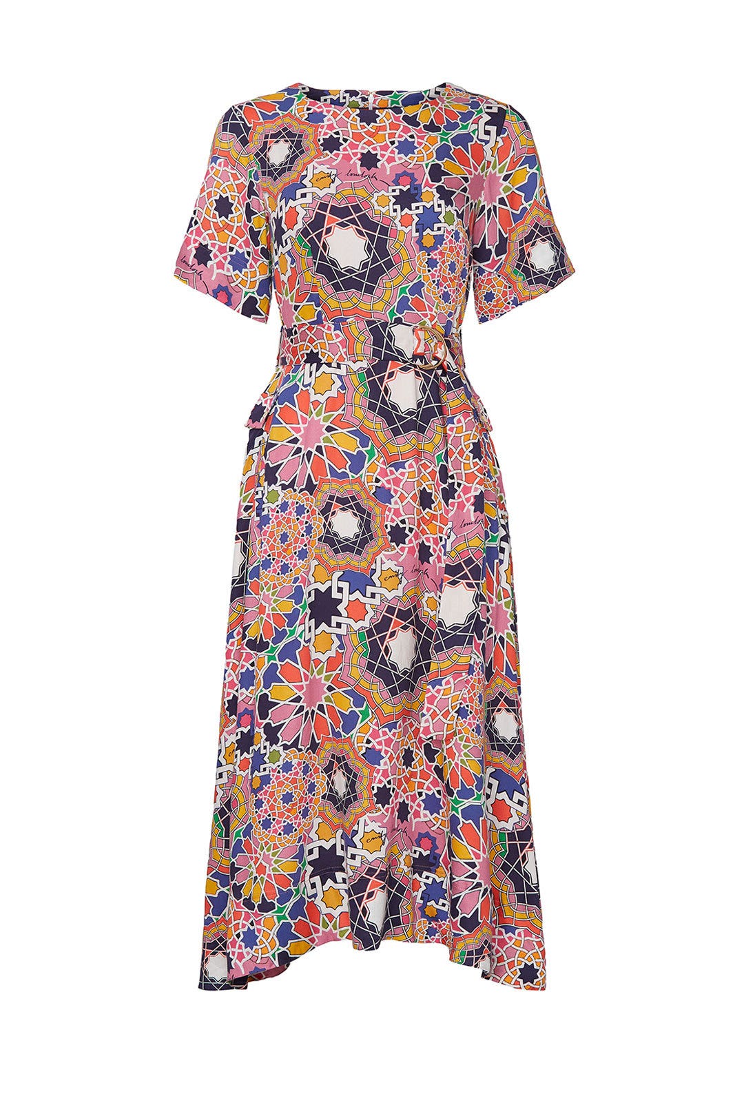 Multicolor Karina Dress by Emily Lovelock