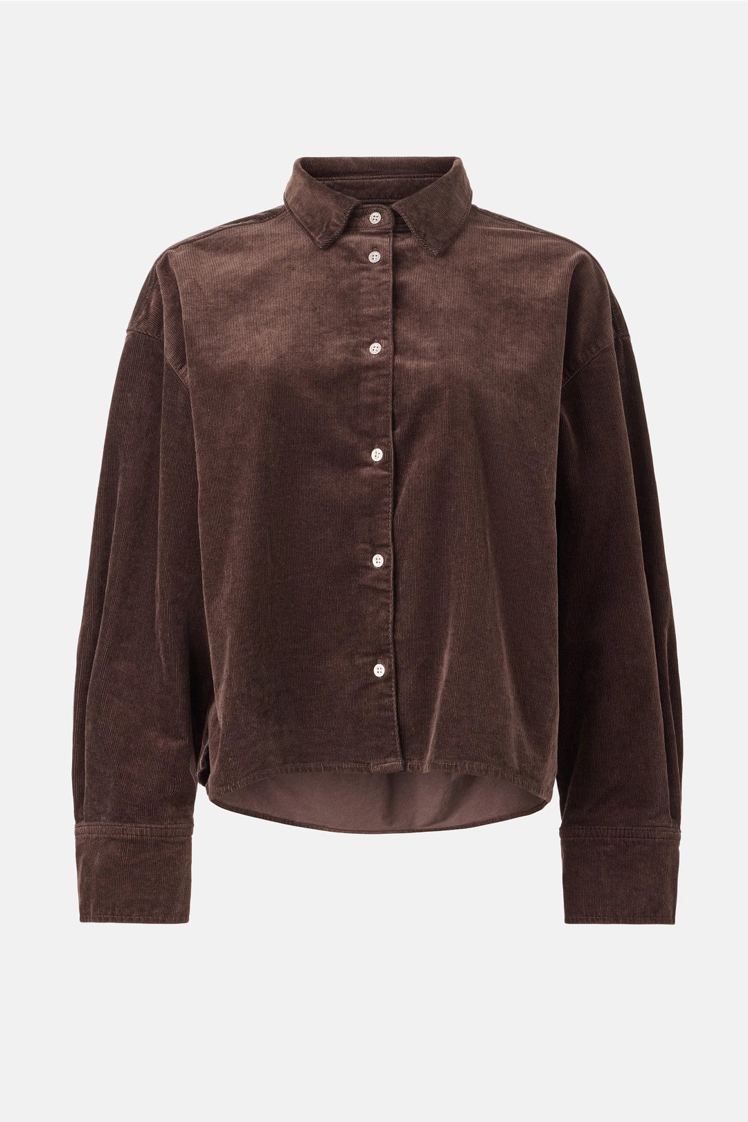 Nina Cropped Corduroy Shirt by 7 For All Mankind 4