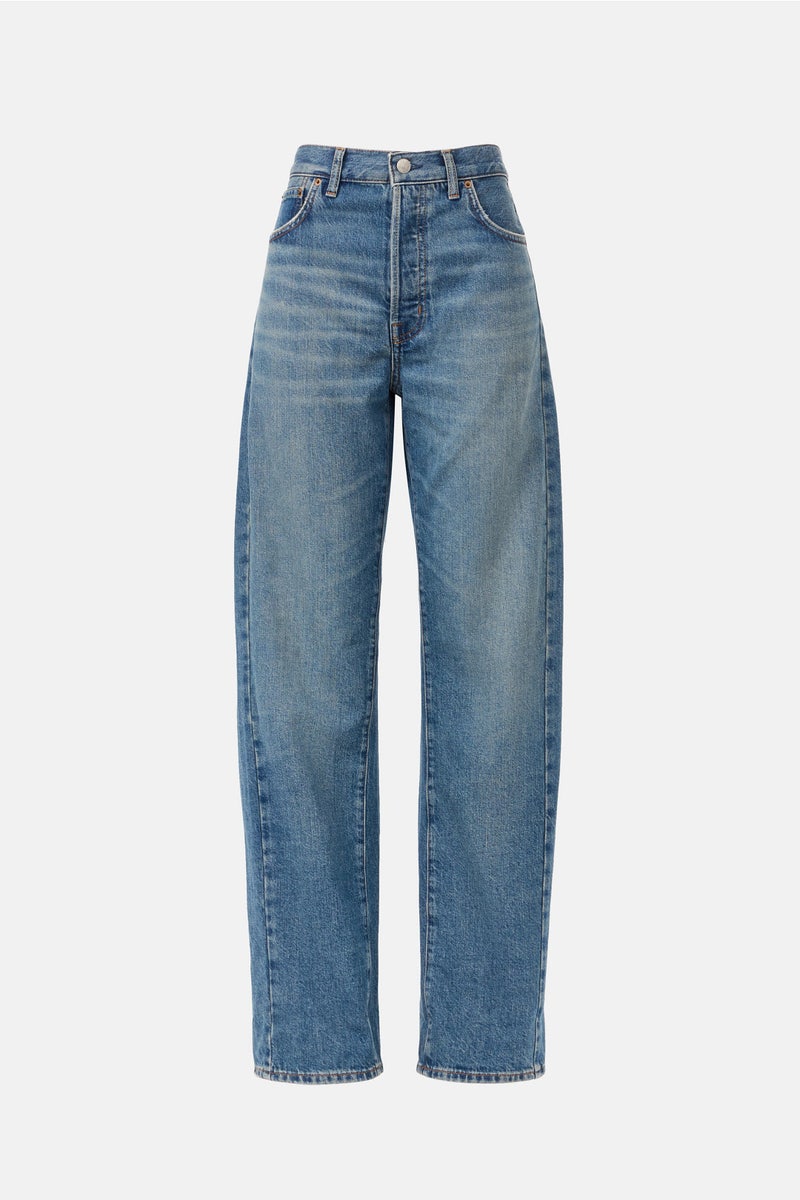 Medium Wash Pierced Barrel Jeans by Madewell - Photo 4