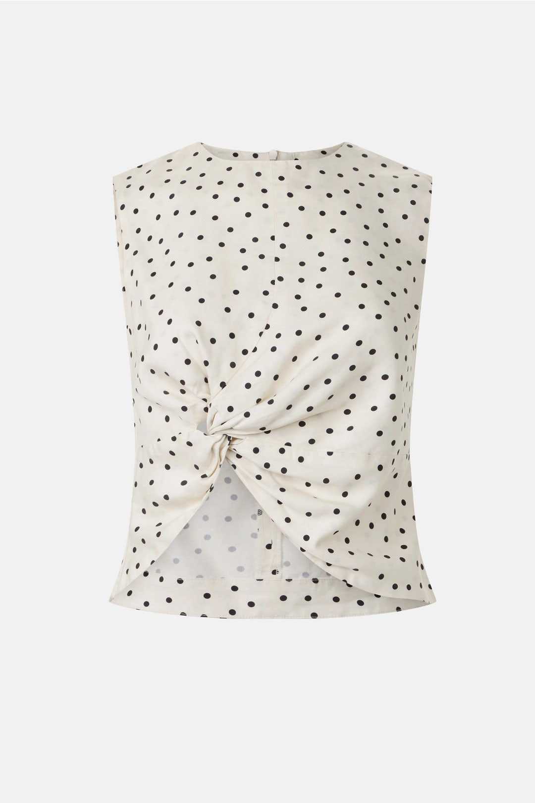 Twist Tank Top Cream by Matthew Bruch
