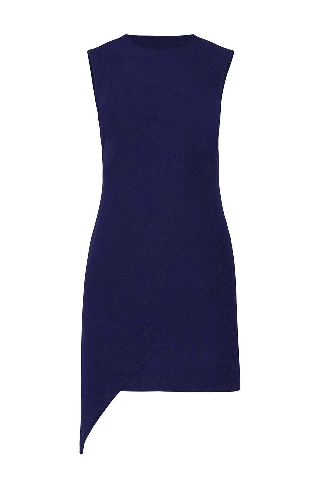 Navy Asymmetric Dress by Nicole Miller 3
