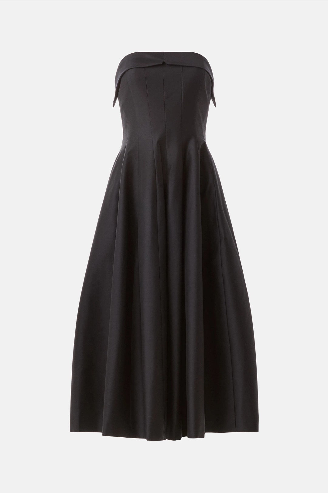 Tailored Strapless Midi Dress by Alberta Ferretti 4