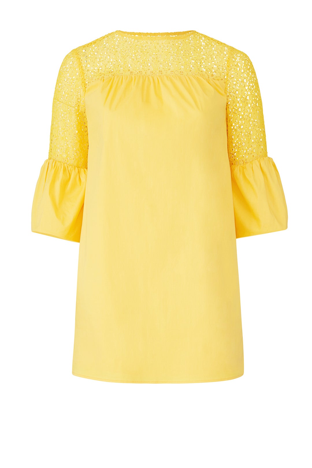 Lace Yoke Shift Dress by Draper James X ELOQUII