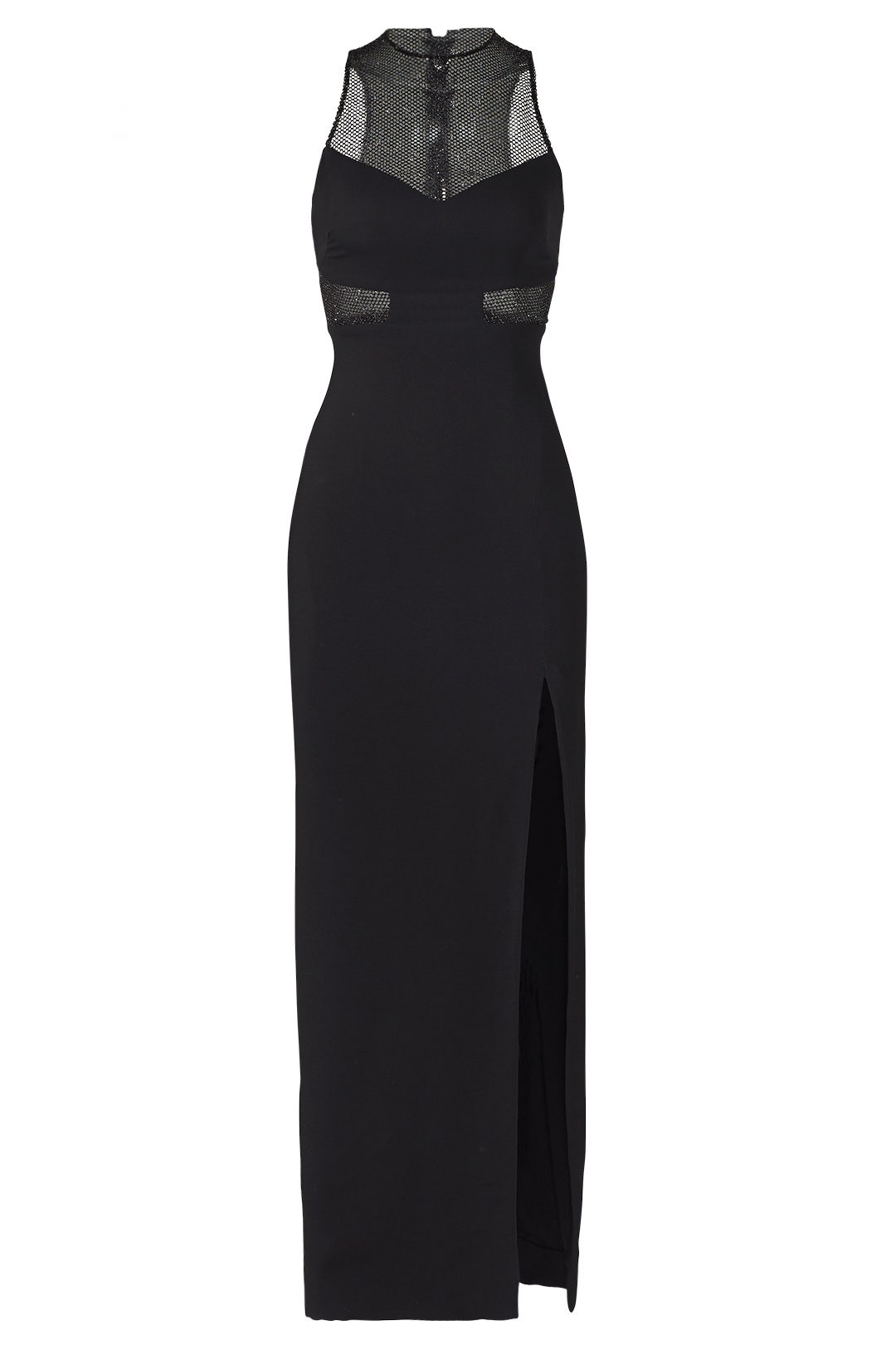 Black Sheer Slice Gown by Emanuel Ungaro 3