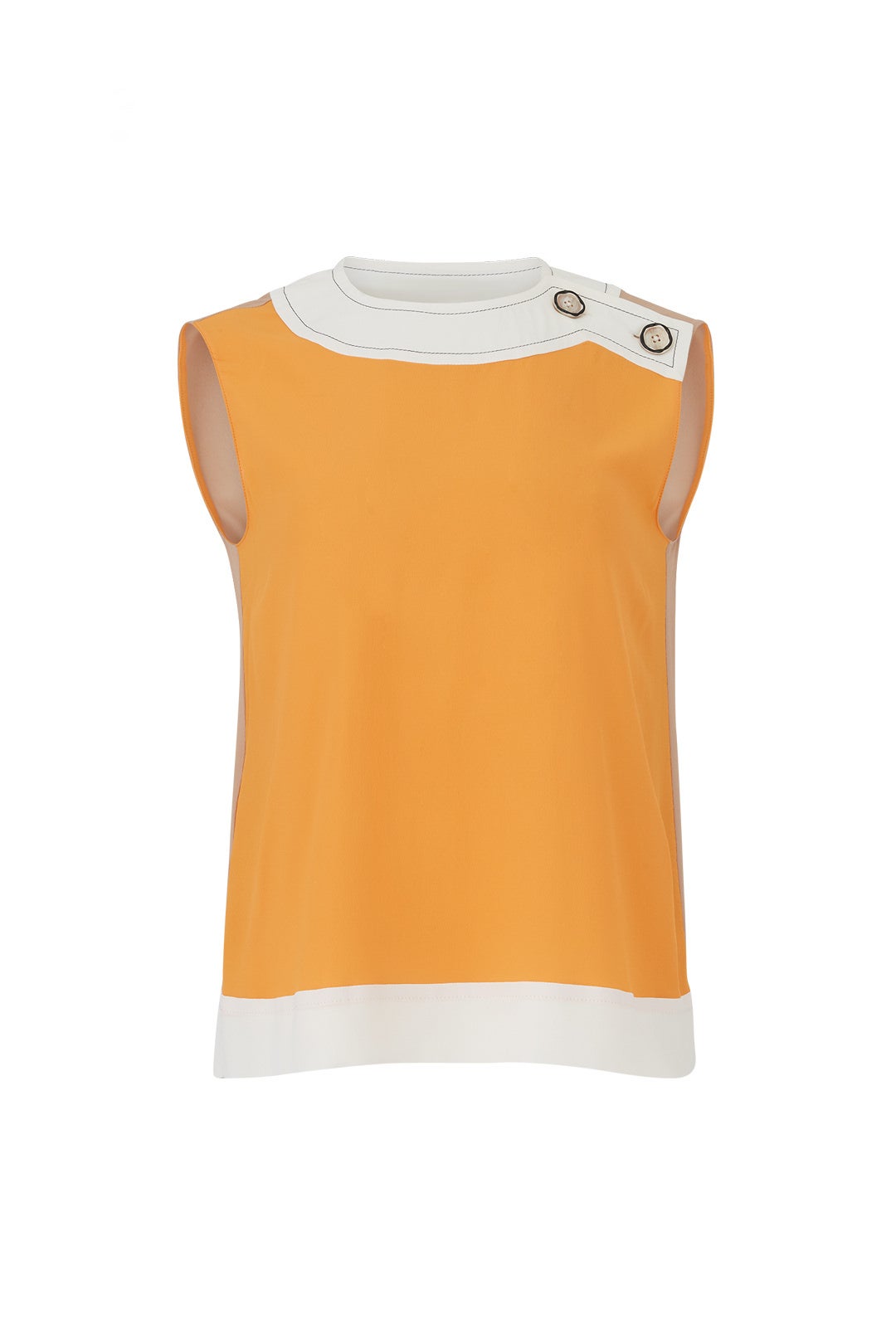 Buttoned Colorblock Top by Marni