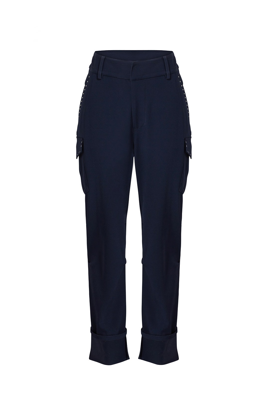 Navy Grommet Detail Pants by Derek Lam 10 Crosby 3