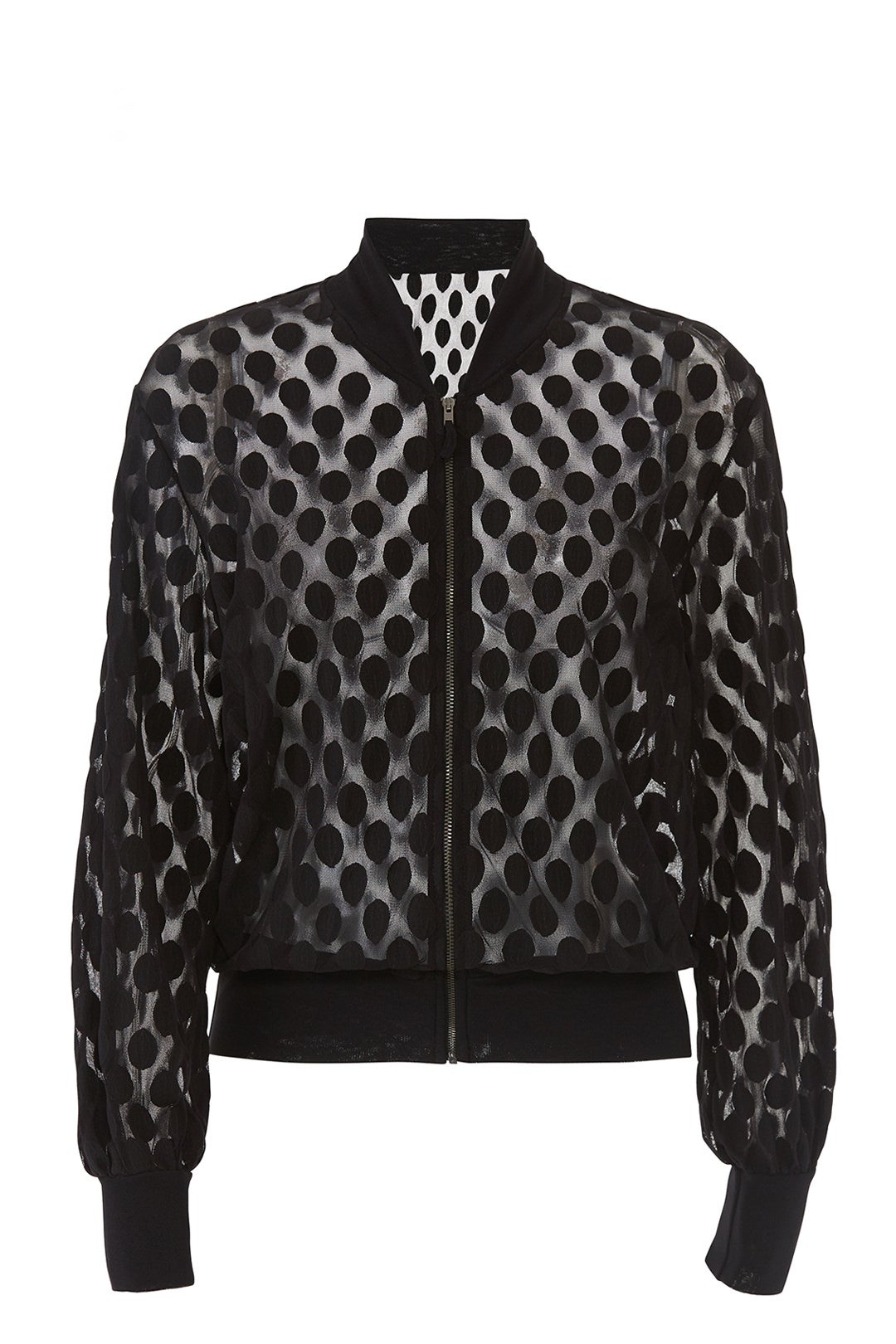 Juliette Sheer Bomber Jacket by Fuzzi 3